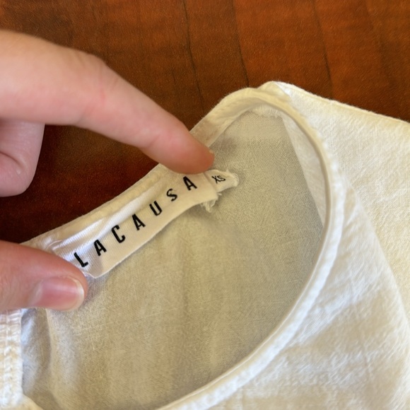 Lacausa || Aster dress in white - Picture 7 of 9